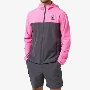 Conjuntos cortavientos deportivos clásicos para hombre con conjuntos de pantalones cortos de dos piezas de tamaño personalizado para actividades deportivas al aire libre - Product Image 1