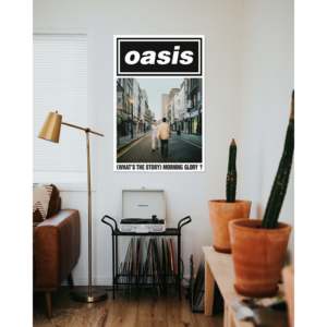 Oasis <b>Poster</b> What's the Story Morning Glory Wall Decor Paper Art - Product Image 1