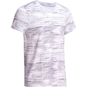 T-shirt en coton extensible T-shirt en élasthanne Dernière conception Séchage rapide T-shirt à rayures élégant Sweat-shirt Multi Colors Block Printing - Product Image 2