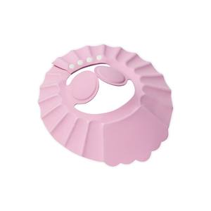 Bonnet de bain en silicone rose réglable - Product Image 1
