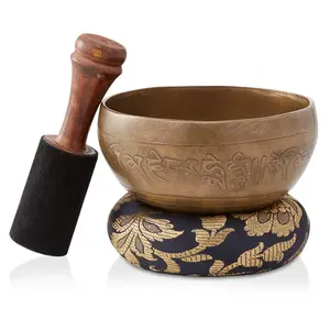 Cuenco tibetano de aluminio para cantar, cuenco hecho a mano para medicamentos, cuenco de latón de nueva apariencia a precio al por mayor - Product Image 2