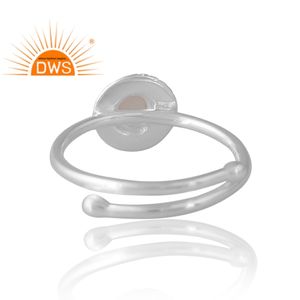 แหวนพลอยโอปอลจากเอธิโอเปียธรรมชาติทำด้วยมือเงินออกแบบได้ตามต้องการเครื่องประดับสำหรับผู้หญิงของขวัญสำหรับผู้หญิงสำหรับเธอ - Product Image 2