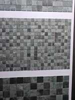 Inkjet 30x30cm Marmor Muster Wasserfall Spa Badezimmer Wand dekoration Keramik Porzellan Grün Mosaik Pool Fliesen Stein optik