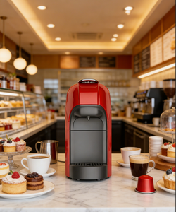 <span class=keywords><strong>Cafetera</strong></span> Eléctrica 3 en 1 de 1400W con Adaptador para Cápsulas <span class=keywords><strong>Dolce</strong></span> <span class=keywords><strong>Gusto</strong></span>/Nespresso, Presión de Bomba de 15-21 Bares, Carcasa de ABS, para el Hogar - Product Image 5