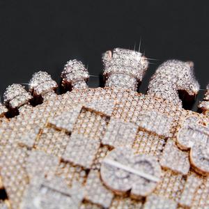 สร้อยคอจี้เพชรแท้ประกายหรูหรา ชุบทองคำ 10K คุณภาพมาตรฐาน สำหรับทุกเพศ เหมาะสำหรับงานหมั้น/งานแต่งงาน/วันครบรอบ - Product Image 6