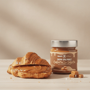 Crème à tartiner au caramel salé (pot en verre de 200 g) - Texture semi-molle, prête pour la pâtisserie et les desserts - Product Image 4