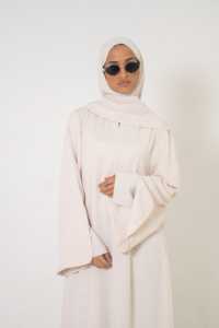 Hot Custom Premium Jersey Fabric Khimaar With <strong>Underdress</strong> Design Women's Abaya Khimar Set for Muslims Netherlands - Product Image 4