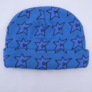 Casquette unisexe en tissu ordinaire à motif de points d'impression numérique personnalisée OEM - Haute qualité, confortable, chaude pour l'hiver - Product Image 3