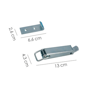 Box Closure with Flat Hook 120 mm. (Box of 25 units) - Product Image 2