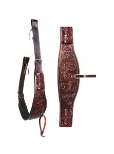 Accesorio de ropa ecuestre personalizable de piel Premium Western Horse Cinch Flank Back Girth para equitación occidental - Product Image 4