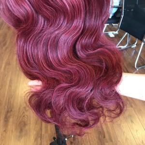 Vietnamese Human Hair Body Wavy Burgundy Dark Root Color SDD Wholesales Price Direct Factory Price - Product Image 4