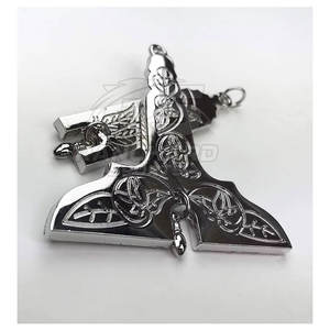 Conjunto de Collar y Joyas Masónicas para Oficiales de Logia, Regalia Masónica de Alta Calidad, Conjunto de Collar y Joyas Masónicas Personalizadas - Product Image 4