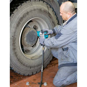 ประแจลมแรงบิด 1800 นิวตันเมตร สีดำ น้ำเงิน เงิน อุปกรณ์เสริมและอะไหล่เครื่องมือลม - Product Image 1