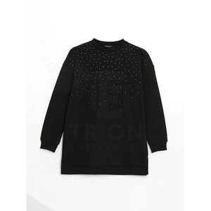 High Quality Women <b>Rhinestone</b> Sweatshirt Wholesale Best Selling Price Women <b>Rhinestone</b> Sweatshirt For Online Sale - Product Image 2