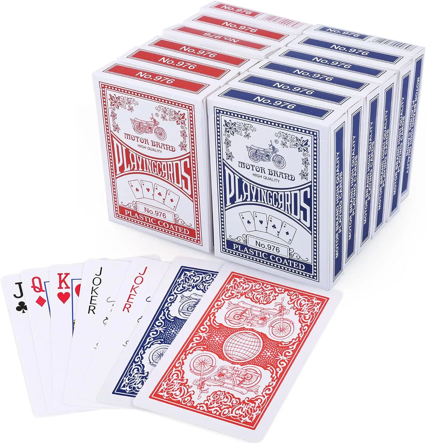 LotFancy carte da gioco mazzi di carte alla rinfusa, formato Poker, indice Standard per il Blackjack Euchre Canasta gioco di carte