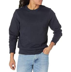 เสื้อสเวตเตอร์ของผู้ชายเสื้อสเวตเชิ้ตผู้ชายแบบเรียบง่ายผ้าฝ้ายผสม - Product Image 1