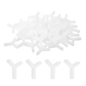 300pcs White 2.5mm 1/8\" Wall Floor <b>Tile</b> Spacers Modern Design <b>Plastic</b> Y Type for <b>Bathroom</b> Apartment Tiling 1mm <b>Tile</b> Accessories - Product Image 1