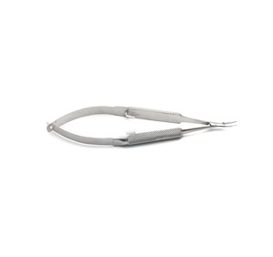 Porte-aiguilles Barraquer Micro Needle Holder 10,5 cm, pointes courbes lisses, mâchoire de 6 mm, acier inoxydable, manuel, BEST CARE INTERNATIONAL, chirurgie générale - Product Image 4