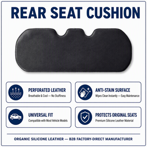 <span class=keywords><strong>Coussin</strong></span> et protection de siège arrière de <span class=keywords><strong>voiture</strong></span> en cuir anti-salissure de luxe, 1 pièce, pour l'été, universel, vente en gros d'usine - Product Image 1