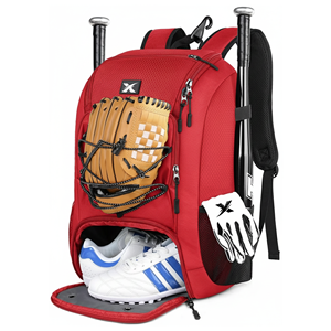Sac à dos de baseball Xtreme BB-001 grande capacité avec compartiment à chaussures et crochet de clôture pour les sports de baseball - Product Image 1