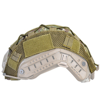Housse de casque tactique confortable en Oxford/Nylon/Polyester 1000D, sans sangle, taille personnalisée pour casque Fast, camouflage BJ/PJ/MH