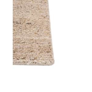 Tapis en laine noué à la main, beige thym et marron, motif abstrait uni, pour entrée de maison, couloir, rectangulaire, Reb-1486, technique artisanale - Product Image 4