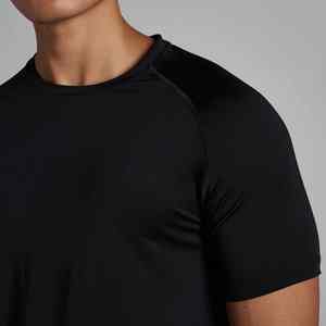 T-shirt de sport pour homme surdimensionné à impression longue, vente en gros personnalisée, forte demande, vente chaude, respirant, entraînement de fitness en salle de sport - Product Image 4