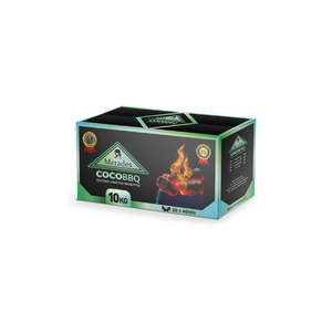 Produit chaud Coco BBQ à partir de coquille de noix de coco naturelle Forme de boîte hexagonale Teneur en cendres inférieure à 8% pour barbecue d'Indonésie - Product Image 1