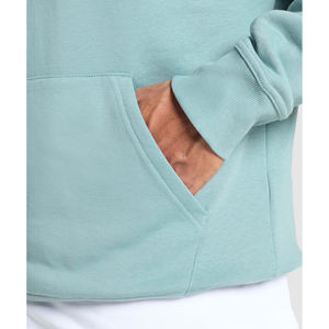 เสื้อฮู้ดผ้าฝ้ายโอเวอร์ไซส์สำหรับผู้ชาย100% พิมพ์ลายโลโก้กำหนดเอง - Product Image 6