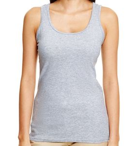 Débardeurs en coton de meilleure qualité pour femmes hommes grande taille Logos personnalisables vêtements décontractés débardeur blanc à bas prix - Product Image 1