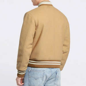 แจ็กเก็ตเลตเตอร์แมนแขนยาวสำหรับผู้ชายดีไซน์สตรีทแวร์สำหรับฤดูหนาว - Product Image 3