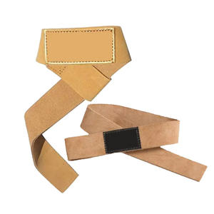 Sangles d'haltérophilie Poignée en cuir pour sangles de poignet électriques Sangles de levage de gymnastique pour l'haltérophilie Powerlifting Cuir - Product Image 6