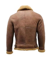 Blouson d'hiver pour homme en similicuir et fausse fourrure, style pilote, décontracté, avec fermeture éclair, chaud, pour l'extérieur, grande taille, OEM, pour moto, style urbain, chauffant et coupe-vent
