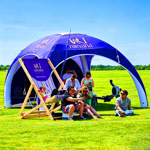 Impression de logo personnalisé pare-soleil <span class=keywords><strong>X</strong></span> Gazebo gonflable Camping plage auvent extérieur tente pneumatique commerciale - Product Image 1