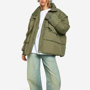 Veste matelassée imperméable en tissu à mémoire de forme, écologique, fabriquée au Pakistan, couleur unie, meilleur design pour femmes adultes, vente en gros - Product Image 2