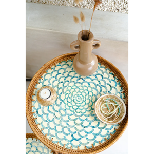 Tables basses rondes en rotin de haute qualité fabriquées au Vietnam décoration meubles de maison - Product Image 3