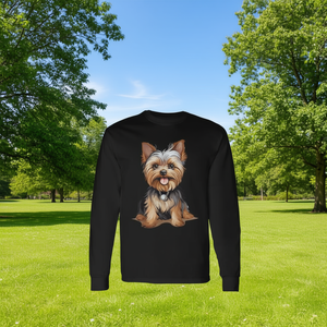 Camiseta de Manga Larga con Gráfico de la Raza de Perros Yorkshire Terrier (Yorkie), Producto Promocional - Product Image 3