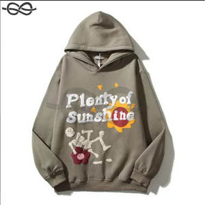 Custom Cut and Sew High Quality Oversized 500 Gsm Waffle French Terry 100% Cotton Digital Printing Boxy Fit Hoodie - Product Image 2