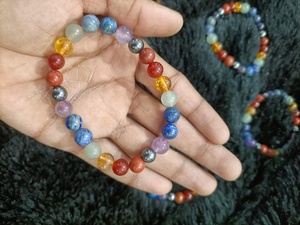 Natural 7 Chakra <b>Bracelet</b> Rainbow Gemstone Beaded <b>Bracelet</b> <b>Healing</b> Crystal Energy Yoga Jewelry Wholesale Factory Supply - Product Image 6