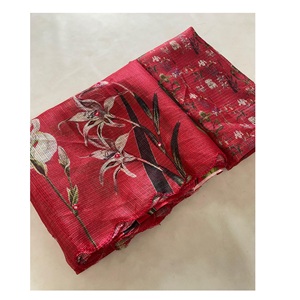 ผ้าโคตาเช็กซ์ส่าหรีออกแบบอินเดียชุดปาร์ตี้เจ้าสาวปักลายดอกไม้พิมพ์ดิจิตอลพิเศษ - Product Image 1