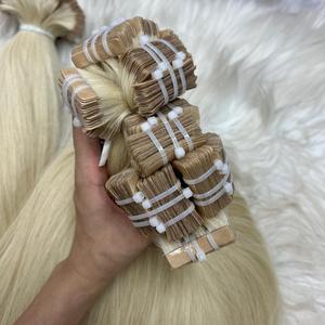 Meilleure vente ruban de cheveux humains vietnamiens de haute qualité naturel directement à partir de matière première HD Lace Wave & Curl Styles Black Women - Product Image 4