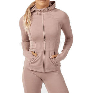 Custom Sports Gym Activewear Workout <b>Jackets</b> for <b>Women</b> Best Performance Full Zip Fitness Running Yoga <b>Jackets</b> - Product Image 6