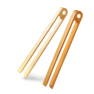 Pinces multifonctions en bois de bambou pour la cuisson des aliments Pinces de cuisine Design fantaisie Qualité supérieure Meilleure vente Design unique - Product Image 2
