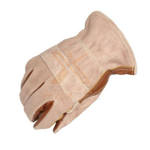 Wholesale Custom Design Leather Hand Protective Working <b>Gloves</b>-Sustainable Waterproof Anti-Slip Fireproof Safety Cuff - Product Image 4