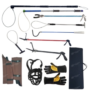 Kit d'instruments vétérinaires faits à la main outils de sauvetage des animaux équipement chien attrape pôle chat pince morsure protéger pour animal efficace - Product Image 6