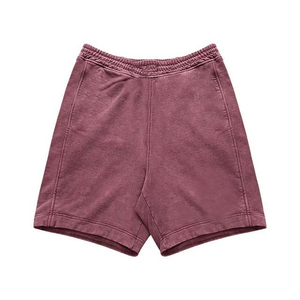 Pantalones cortos lavados con ácido desgastados vintage personalizados para hombre, pantalones cortos de jogging de algodón pesado, ropa de calle XS 3XL, pantalones cortos con patrón sólido 2025 - Product Image 4