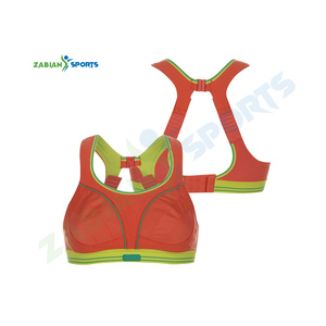 Haute qualité femmes Fitness sport soutien-gorge fort Impact rembourré entraînement Gym soutien-gorge réglable sans couture côtelé grande taille Yoga plaine - Product Image 1