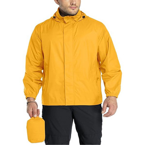 Vestes de pluie pour hommes Dernier design avec toile Services OEM Bas débit et haute qualité téléchargés par Dress Sports - Product Image 1