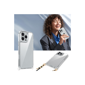 Étui en silicone transparent de qualité supérieure pour iPhone 16 Pro, coque de protection souple en TPU avec sangle détachable à clipser, personnalisable - Product Image 5