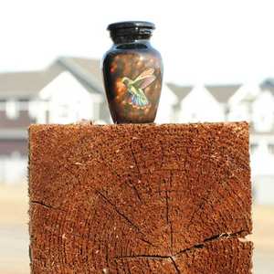 Urna de cremación para mascotas de latón artesanal de primera calidad, recuerdo conmemorativo funerario, precio al por mayor - Product Image 3